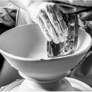 白磁釉滴飯碗(中)  井上祐希作 (井上萬二窯) A30-62_イメージ5
