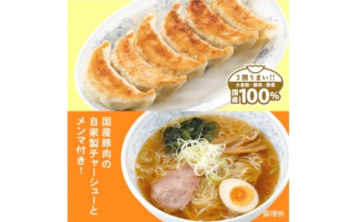 冷凍生餃子とラーメン10人前セット　ぎょうざの満洲_ 餃子 ラーメン ぎょうざ セット 生餃子 冷凍 ぎょうざの満州 有名店 チャーシュー 自家製 人気 おすすめ 送料無料 お取り寄せ 便利 簡単調理 10人前 【1238198】