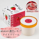 【ふるさと納税】 濃厚な甘さと味わいに恋する NOUKA の濃恋(こいこい) いちごアイス 6個 ( アイスクリーム いちご イチゴ 苺 練乳 卵 クリーム 果実入り トッピング ソース付き 夏 お子様 おやつ 添加物 不使用 ) EA102