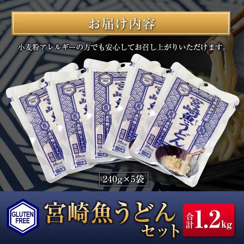 ◆宮崎魚うどんセット　(合計1.2kg)