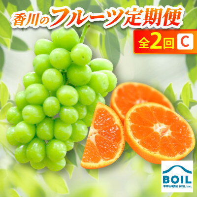 【ふるさと納税】【発送月固定定期便】香川のフルーツ(2C)全2回【配送不可地域：離島】【4083500】