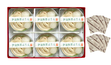 栗のモンブラン 抹茶プリン 6個入 ( 京都 宇治 栗 マロン くり プリン カラメルソース付き あんこ 6個 洋風 和菓子 茶 スイーツ デザート 洋菓子 人気 贈答 ギフト お歳暮 冷凍 1500