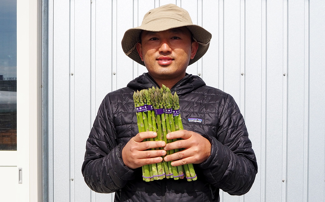春季限定 春芽 アスパラガス  直方産 アスパラ 2L・L 約1kg