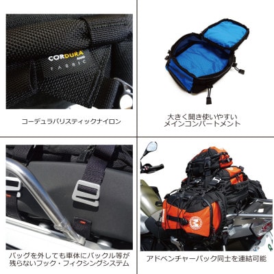 モトレック【SEATBAG−4L】グレー　MR−SB−4−GY【1607212】