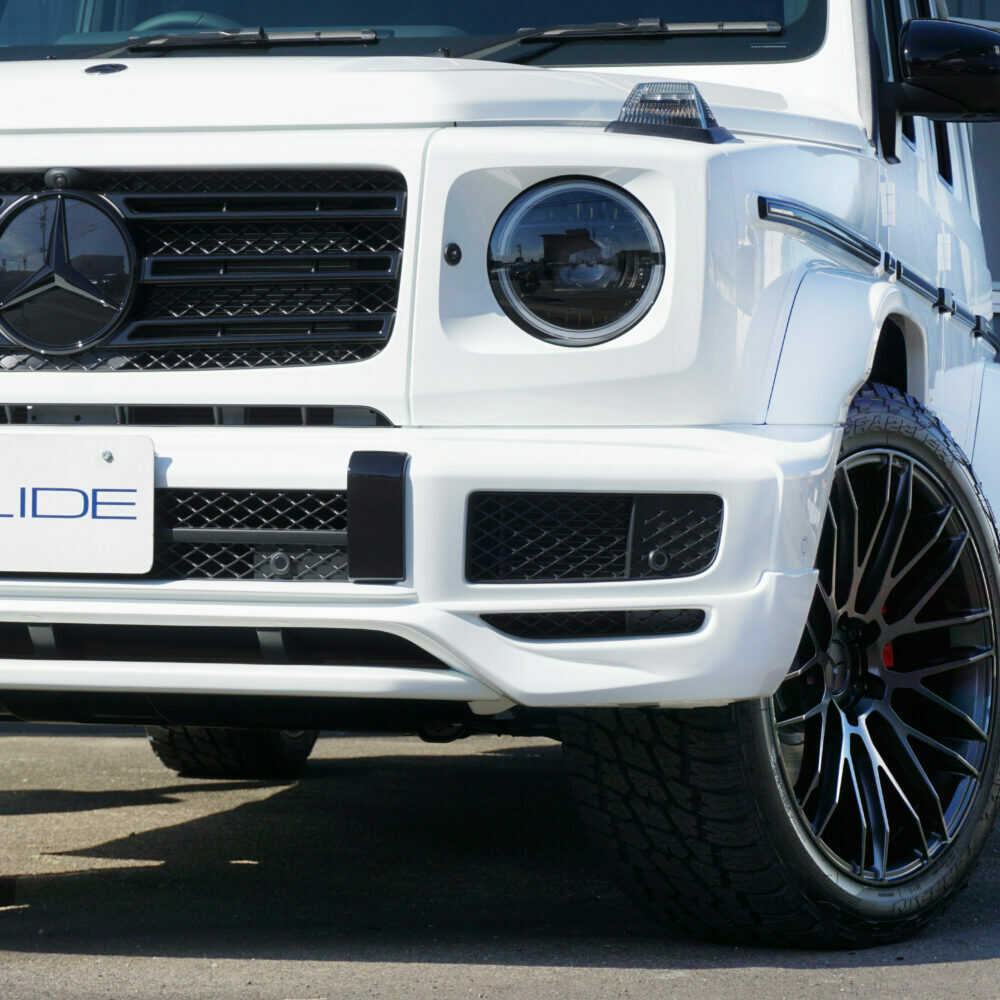 【ふるさと納税】カー用品 G350d/G400d/G550用 フロントスポイラー(FRP) W463A カー用品 オリジナル メルセデス ゲレンデヴァーゲン ベンツ カスタム パーツ 外装 エクステリア エアロ リップスポイラー 塗装可能 塗り分け 自分好み 個性的 人気 岐阜市 / グリッド[ANHT005]