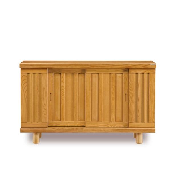 大川家具 シューズボックス 和光1500L 幅150cm  靴箱 収納