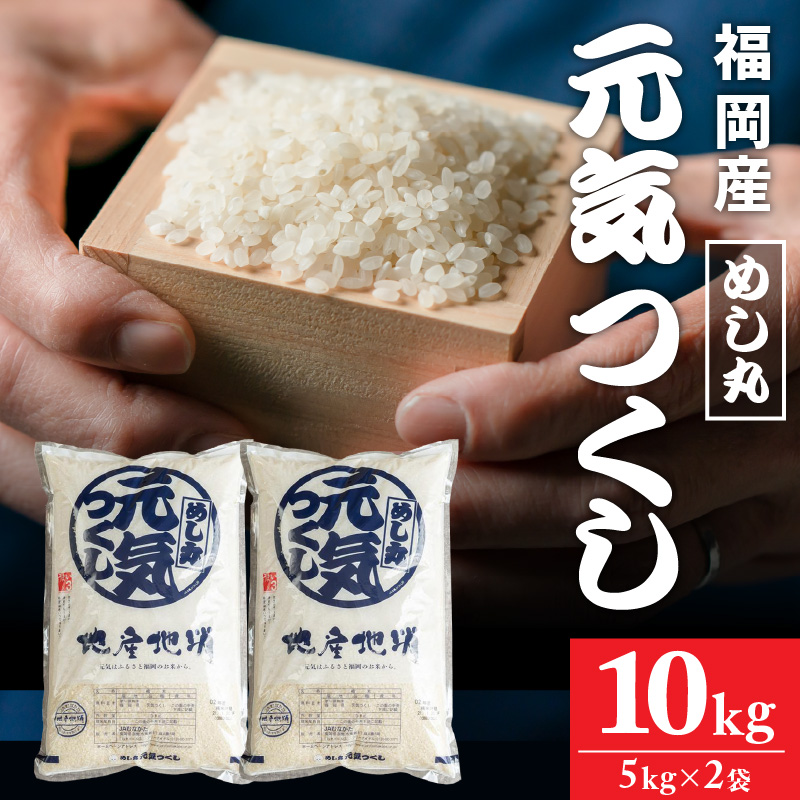 【令和6年産 新米】福岡産　元気つくし　10kg