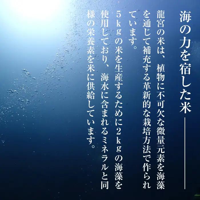 龍宮の米 淡路島産 海藻肥料栽培米 5.0kg 【新米予約受付2026年10月より順次発送】