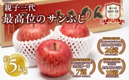 
                  ［テレビで紹介/有名店取扱りんご］【1月発送】 親子三代最高位のサンふじ約5kg【全国ふじコンテスト最高賞受賞農園・平川市広船産りんご】全国ふじコンテスト最高賞受賞 青森りんご 平川市広船産 家庭用 リンゴ りんご リンゴ 林檎 フルーツ 果物 サンふじ ふじ フジ 平川市 青森 
                