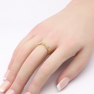 ダイヤモンド リング フラワーモチーフ k18 イエローゴールド 2505jcr9873k18