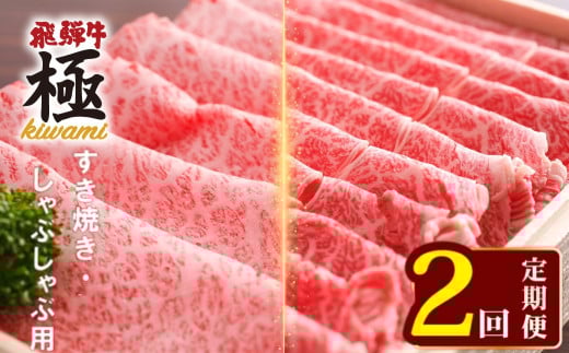 ＼すきやき・しゃぶしゃぶ2回定期便／飛騨市推奨特産品　飛騨牛 肩ロース すき焼き用 500g 肩ロース しゃぶしゃぶ用 500g  飛騨牛 すき焼き すきやき しゃぶしゃぶ 鍋 定期便 2回 プロ厳選 牛 牛肉 和牛 肉 国産 岐阜県 飛騨市 60000円 6万円