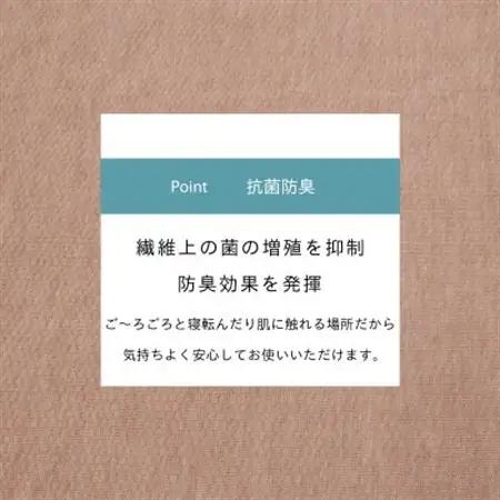 カーペット 日本製 抗菌防臭 軽量薄手 ジェミニ 261×352cm 江戸間 6畳用 ベージュ【1516590】