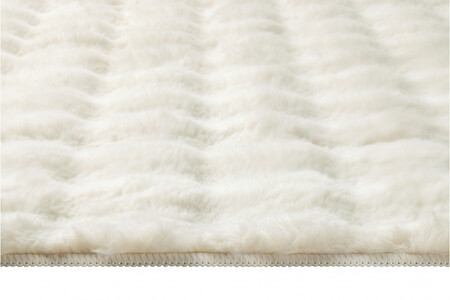 はがして洗える  Ｈａｇａｓｈ  カバーラビットファー調　HAGCR-1824　ホワイト