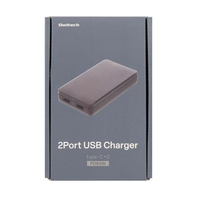 ふるさと納税 海老名市 (オウルテック)薄さ14mm 最大PD65W出力 GaN採用 USB Type-C×2 AC充電器 |  | 01