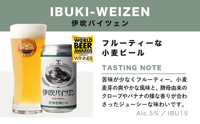 長浜浪漫ビール 定番3種 6本ビールセット   酒 クラフトビール 地ビール ご当地ビール 飲み比べ