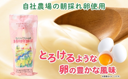朝採りたまごの嵐山プリン6個とセイメイファームのまろやかマヨネーズ2本セット 調味料 お菓子 朝採り たまご 嵐山プリン マヨネーズ 卵 コク 旨味 加工品 ドレッシング  プリン 焼プリン 埼玉県 