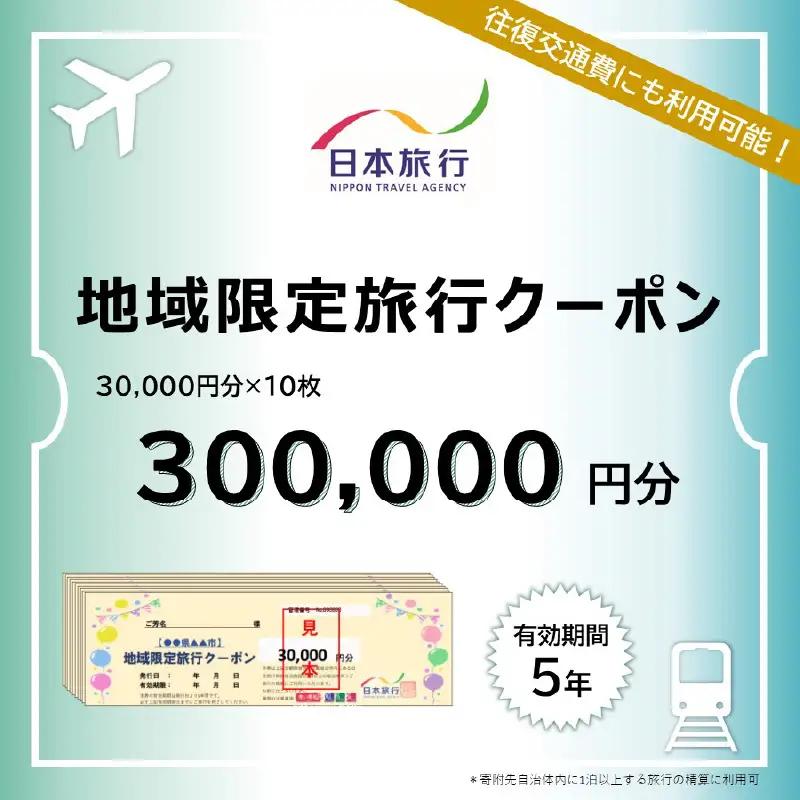 大分県大分市 日本旅行 地域限定旅行クーポン【300,000円分】 O02053