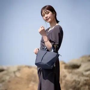豊岡鞄　For The Blue Marche Petit Dブルー S3600FB