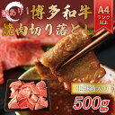 【ふるさと納税】訳あり！【A4～A5】博多和牛焼肉切り落とし(肩ロース・バラ) 500g [a9460] 株式会社Meat Plus ※配送不可：離島【返礼品】添田町 ふるさと納税