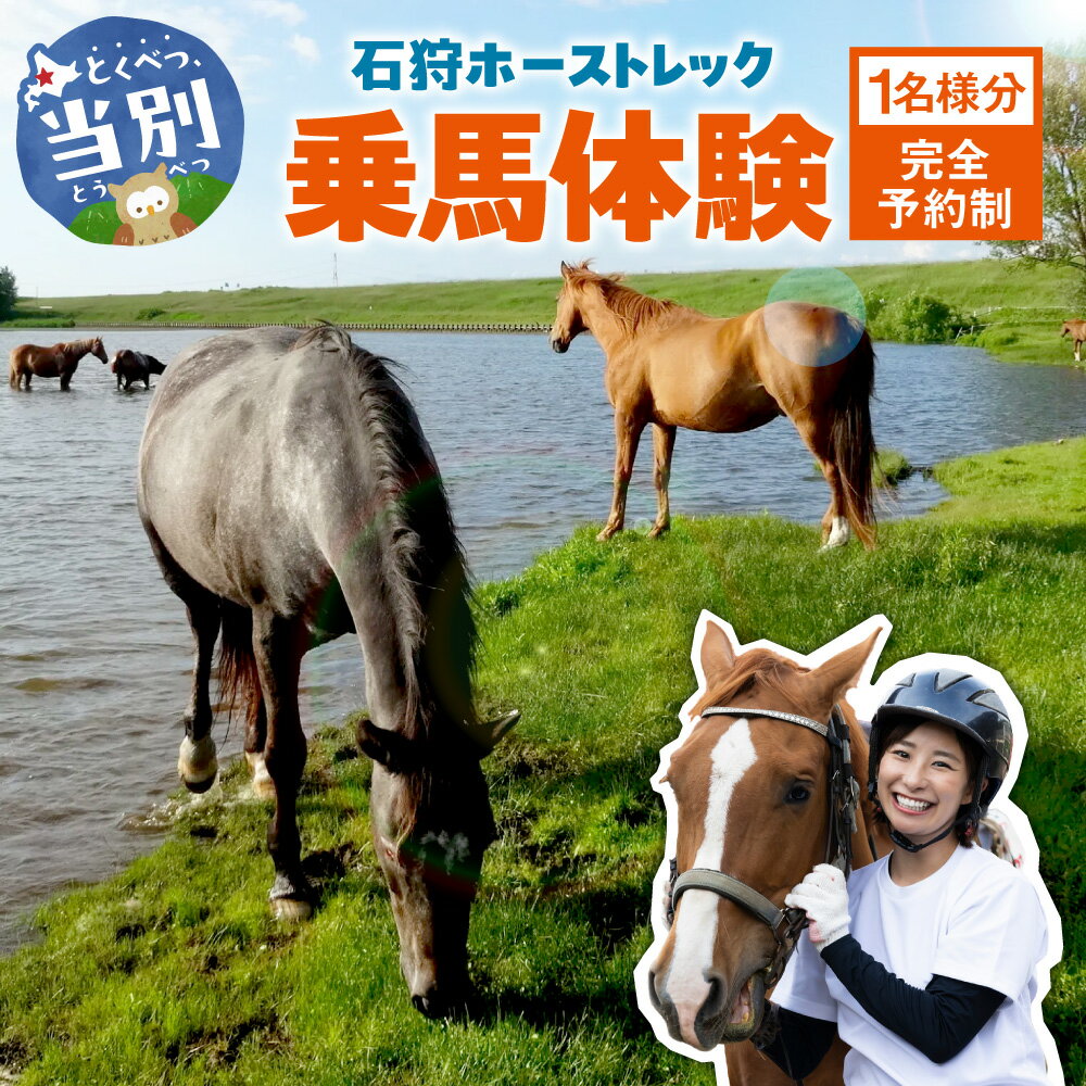 【ふるさと納税】 旅行 石狩ホーストレック 乗馬体験 ＜ 完全予約制 ＞ 乗馬 体験チケット 馬 ホーストレッキング レジャー アクティビティ チケット 観光 観光地応援 予約 体験 チケット 北海道 石狩 石狩ホーストレック 当別町