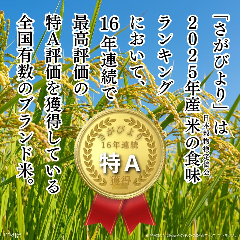 新米 令和7年 佐賀県産「さがびより」10kg（5kg×2袋）：B240-027_イメージ2