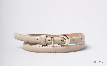 [bell la bell] レディース細ベルト (カラー：ベージュ)