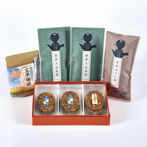 北海道名寄市 株式会社 松前 もち米玄米茶セット