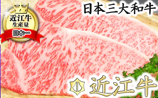 近江牛ステーキ　2枚【360ｇ（180ｇ×2枚）】【N006U】<br>