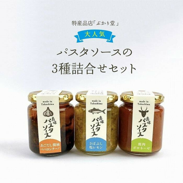 【ふるさと納税】島味パスタソース3種セット