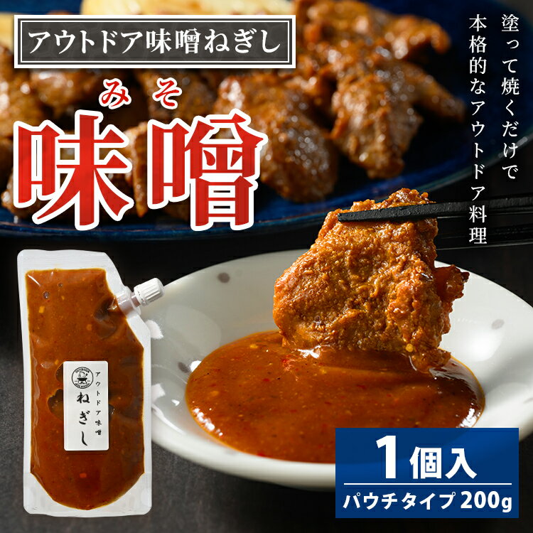 【ふるさと納税】アウトドア味噌ねぎし | 5,000円 調味料 味噌 みそ ミソ たれ タレ BBQ 焼き肉 バーベキュー ご飯のお供 アウトドア ソース ディップソース 美味しい おいしい お酒のお供 味変 あじへん ギフト 贈答 贈り物 プレゼント ご褒美 お中元 夏休み 行楽 _GC01