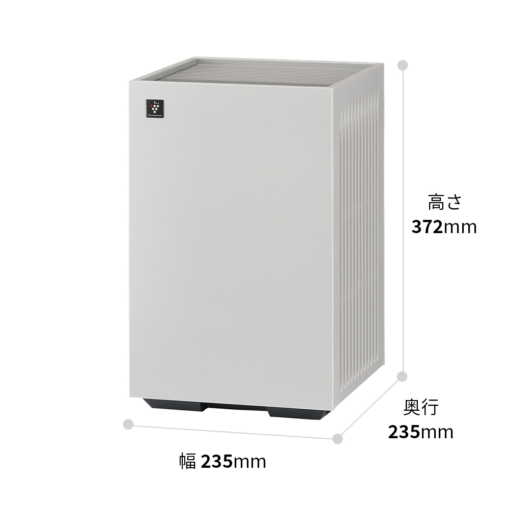 S102(グレー系)　SHARP 空気清浄機 FU-T40-H（グレー系）