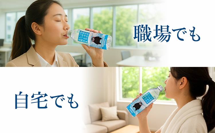 なめらかつややかしっとり天然水 500ml 合計48本 24本×2ケース 株式会社サンコー熊本営業所《30日以内に出荷予定(土日祝除く)》天然水 軟水 鉱水 シリカ水 飲料水 ミネラルウォーター ペッ