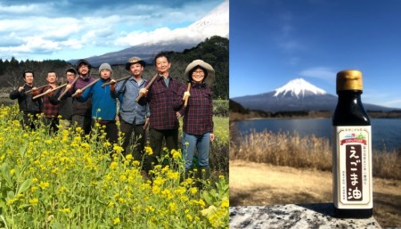 0025-18-04 富士山麓オーガニックファーマーズ 旬の野菜・えごま油セット