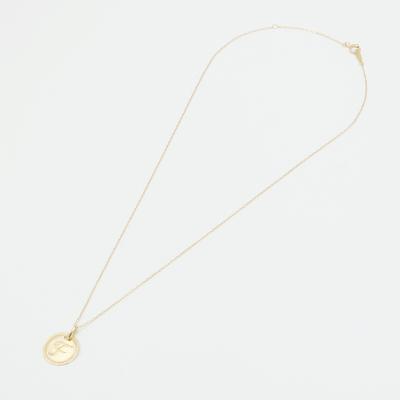 ふるさと納税 甲府市 【K10】イニシャルペンダントネックレス　イニシャル:F |  | 03