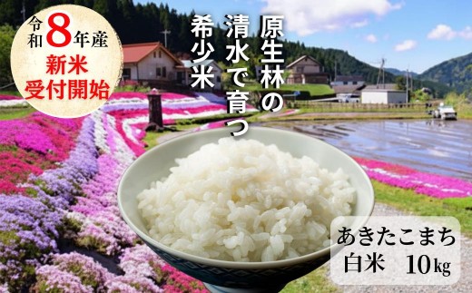 
                  《先行予約 2026年10月発送》白米 10kg 令和8年産 あきたこまち 岡山 「おおがや 芝桜米」G-bg-AFDA
                