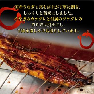 うなぎの白焼・蒲焼セット約150g×2尾 計約300g ( タレ付  鰻 冷凍 たれ付 丑の日 ギフト 国産 滋賀県 竜王町 真空パック )