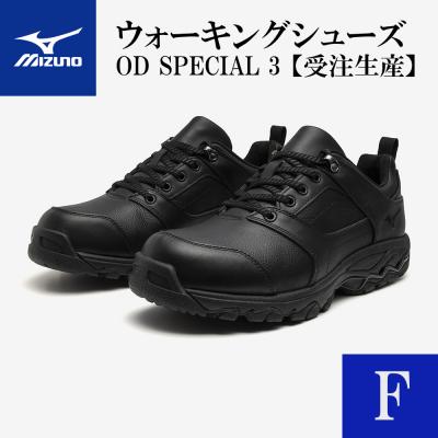ふるさと納税 宍粟市 ミズノウォーキングシューズ【ブラックF】OD SPECIAL3　AO19
