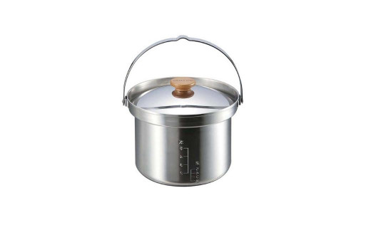 3層鋼 段付ライスクッカー(5合) クッカー CAPTAIN STAG キャプテンスタッグ キッチン用品 アウトドア用品 キャンプ用品 【013S070】