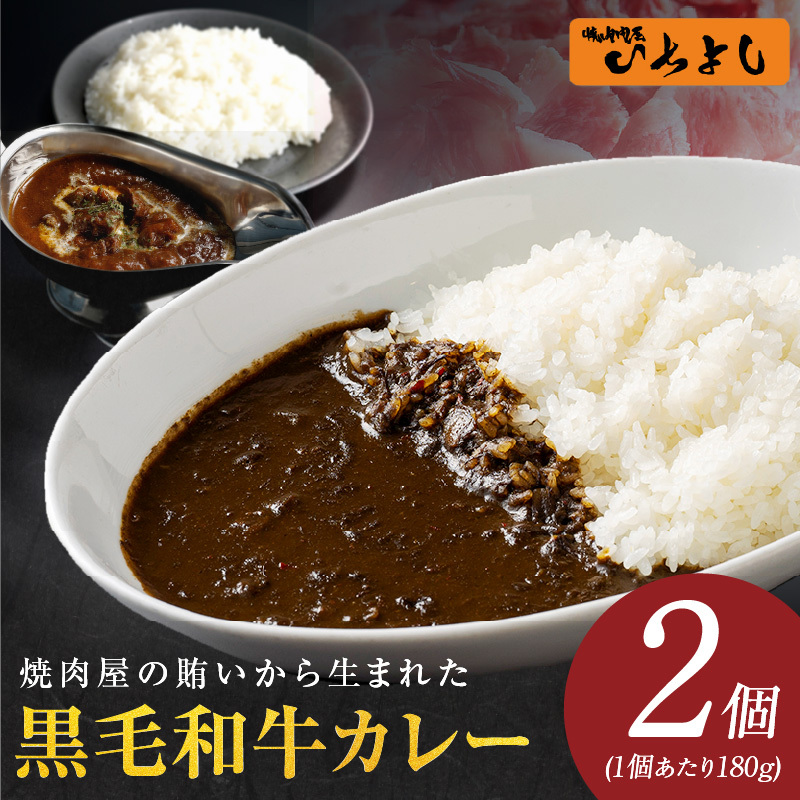 【特別規格】焼肉屋の黒毛和牛カレー 180g×2個【スピード発送 レトルト 惣菜 お試し 本格かれー 簡単調理 防災 備蓄 小分け】 G1364