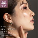 【ふるさと納税】 ピアス ジュエリー レディース アクセサリー K18 イエローゴールド プラチナ コンビ デザイン スタッド カジュアル フォーマル ギフト プレゼント ジュエリーケース付 保証書付 k094-197