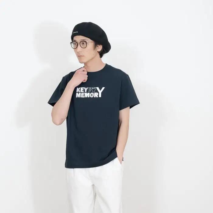 《1》【KEYMEMORY 鎌倉】フラワーロゴTシャツ NAVY