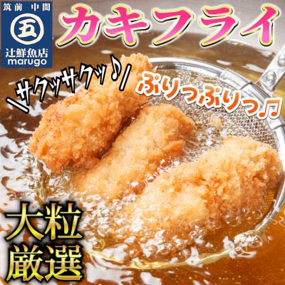 ふるさと納税 中間市 サクサクッ!　国産大ぶりカキフライ　80個(約2kg)