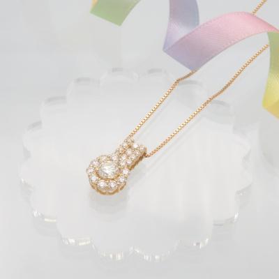 ふるさと納税 甲府市 K18 1.3ctUP ダイヤモンド ペンダントネックレス　HH-019823 |  | 01