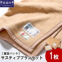 【ふるさと納税】【真空パック】サスティブブランケット（ひざ掛け）1枚【配送不可地域：北海道】