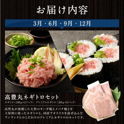 ふるさと納税 室戸市 海からの贈り物!マグロとカツオの定期便【3回お届け】 |  | 03