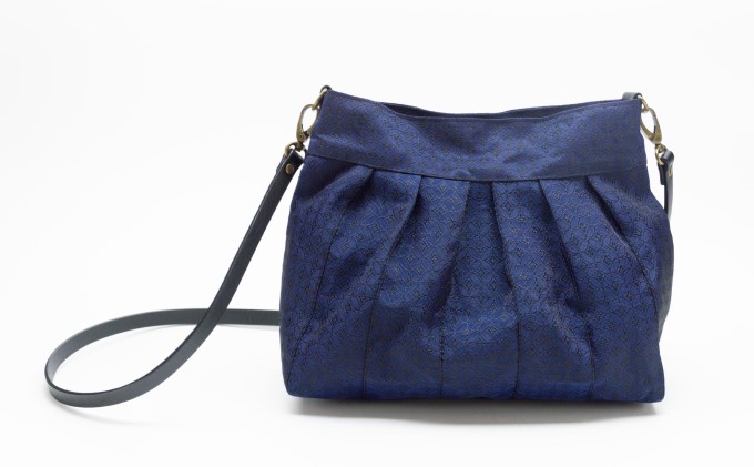 畳縁 ショルダー 紺