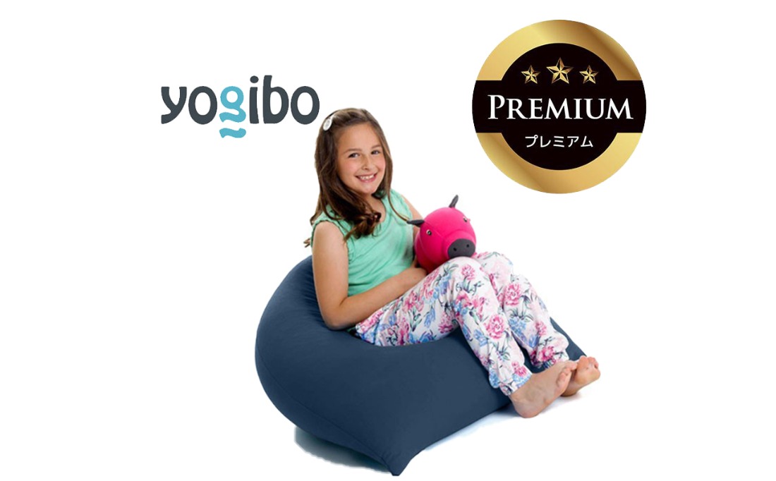 Yogibo Pyramid Premium ネイビーブルー│送料無料 全国配送離島含 ビーズクッション カバー 洗える（ヨギボー ピラミッド プレミアム）