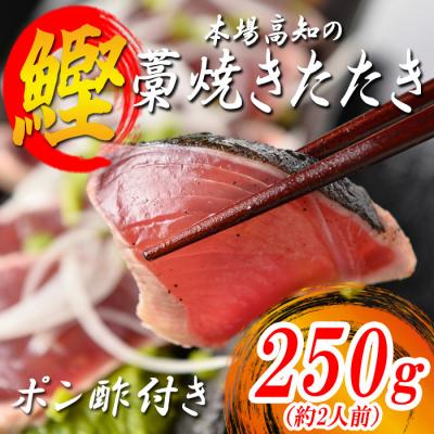 ふるさと納税 大月町 本場 高知 かつおの藁焼きたたき 250g以上 かつお カツオ 鰹 鰹のたたき 冷凍 高知県大月町