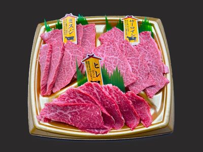 宮崎牛 極み上焼肉セット  | 宮崎牛 牛ヒレ 100g  宮崎牛 サーロイン 100g  宮崎牛 ミスジ 100g  宮崎牛 Ａ4 黒毛和牛 牛肉 肉 にく 赤身 国産 ブランド牛 ステーキ 焼肉 