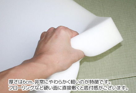 座布団　中材　ウレタン　5枚組　（銘仙判　55×59㎝　カバー用）_【G0593】